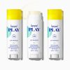 Supergoop! PLAY Lip Shield SPF 30 (Mint) 3-Pack - Water-Resistant Sunscreen Lip Balm with Avocado & Coconut Oil, Broad Spectrum UV Protection